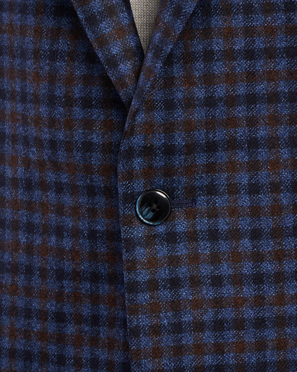 Flannel Gingham Wool Sport Jacket - Image 4
