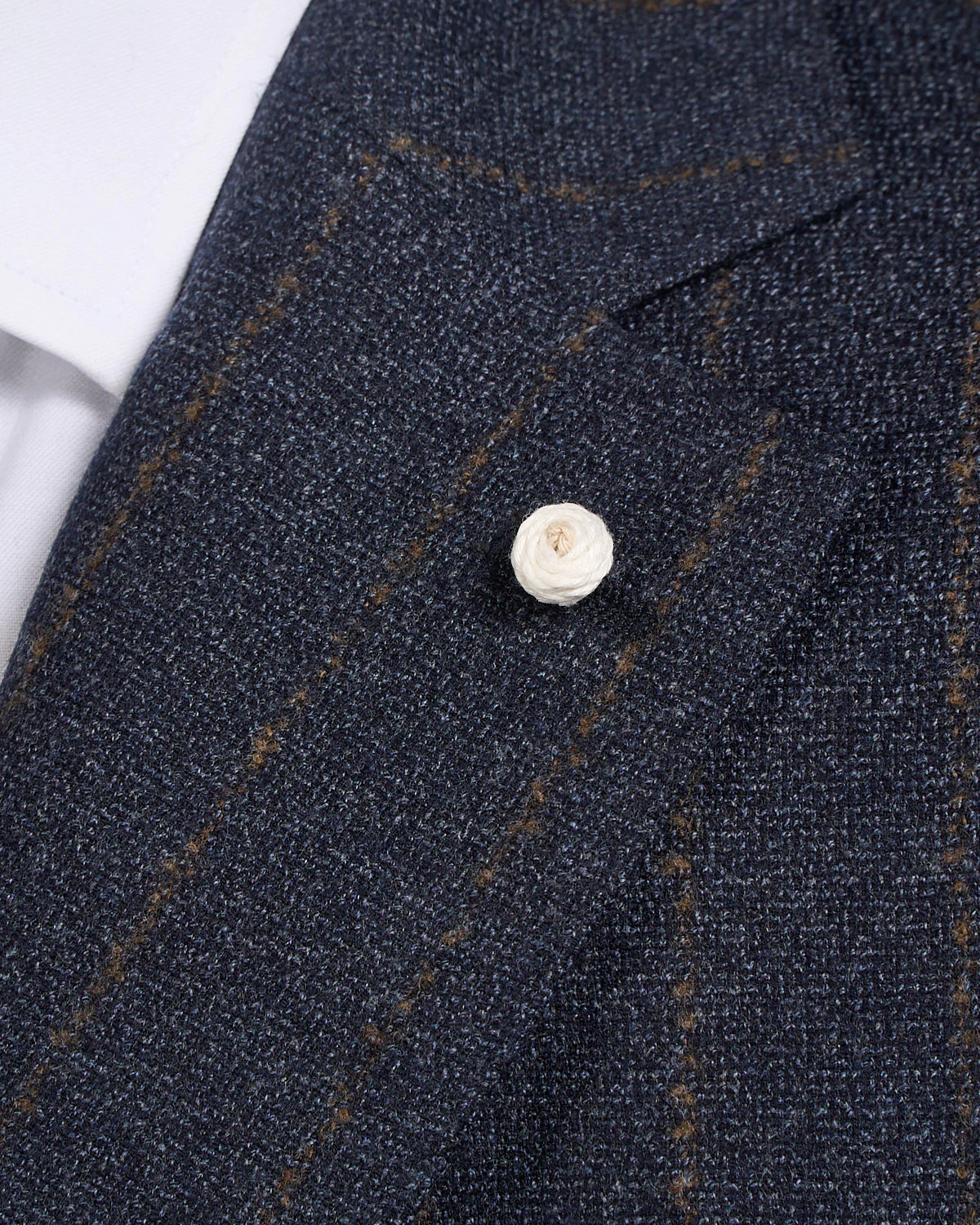 Flocked Stripe Wool Stretch Flannel Soft 'Dream' Suit - Image 6