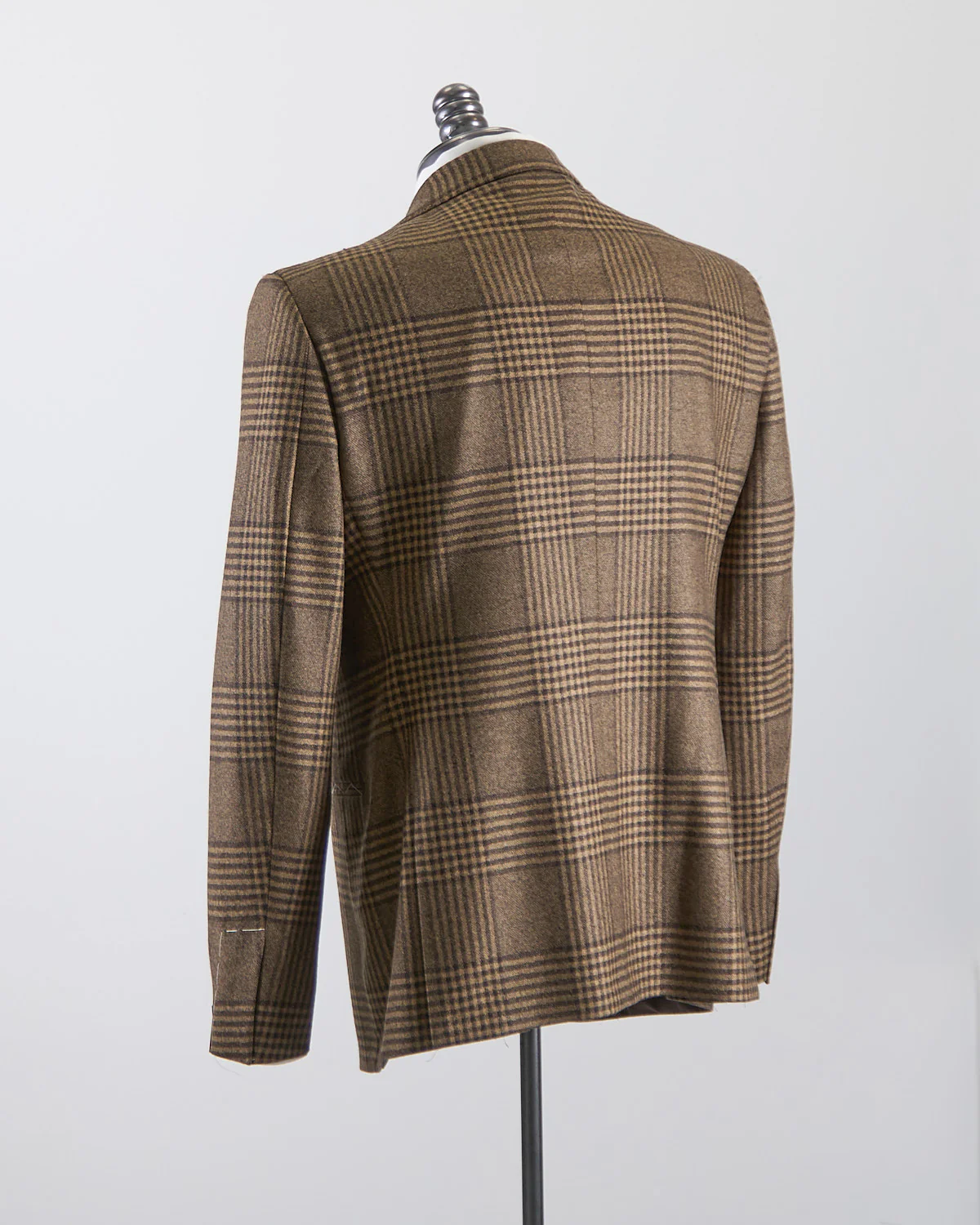 Camel Wool Glencheck Suit - Image 10