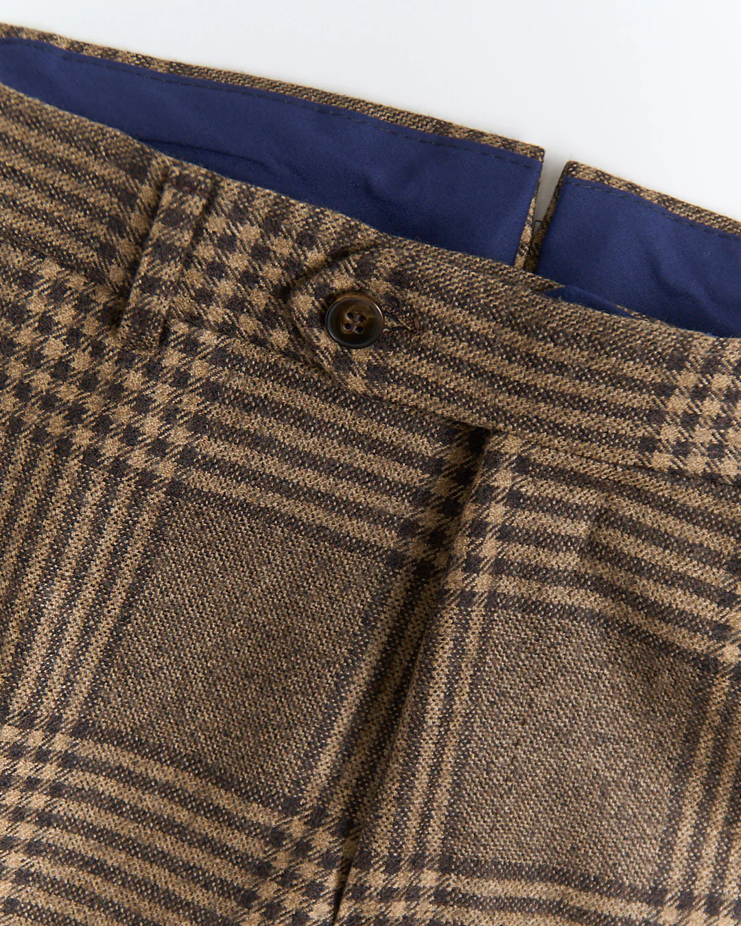 Camel Wool Glencheck Suit - Image 15