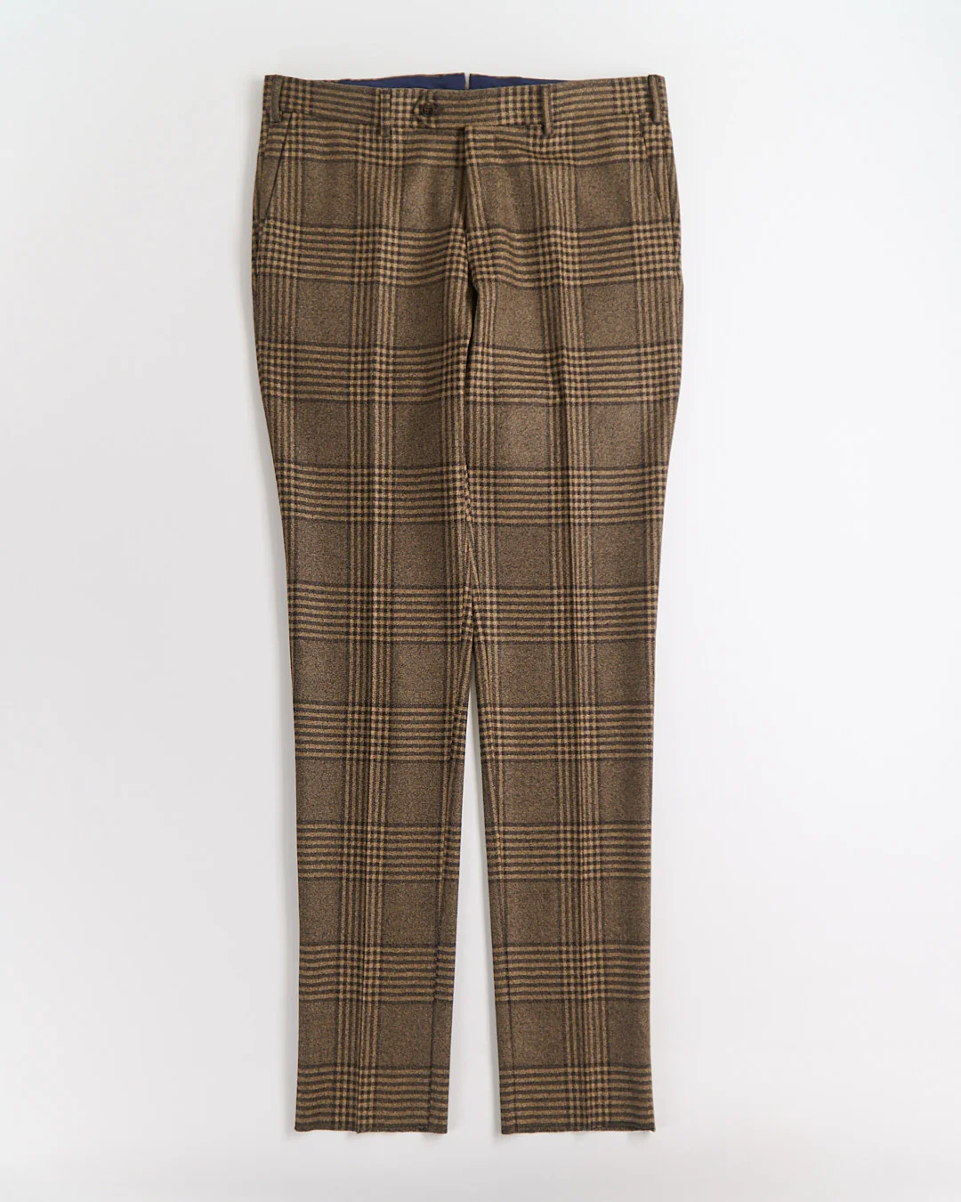 Camel Wool Glencheck Suit - Image 16