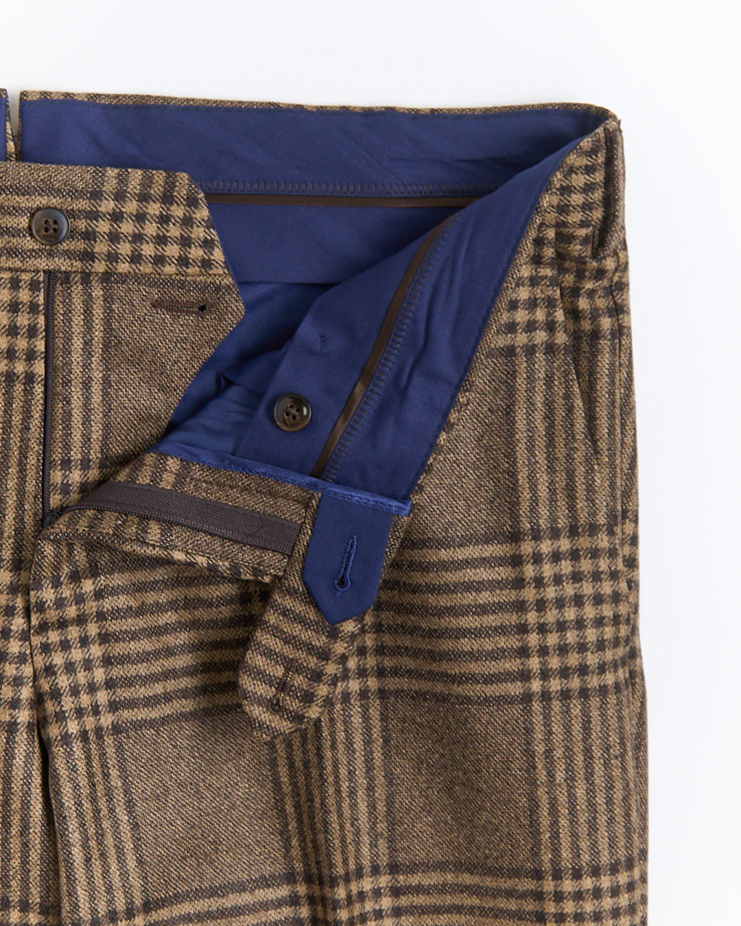 Camel Wool Glencheck Suit - Image 18