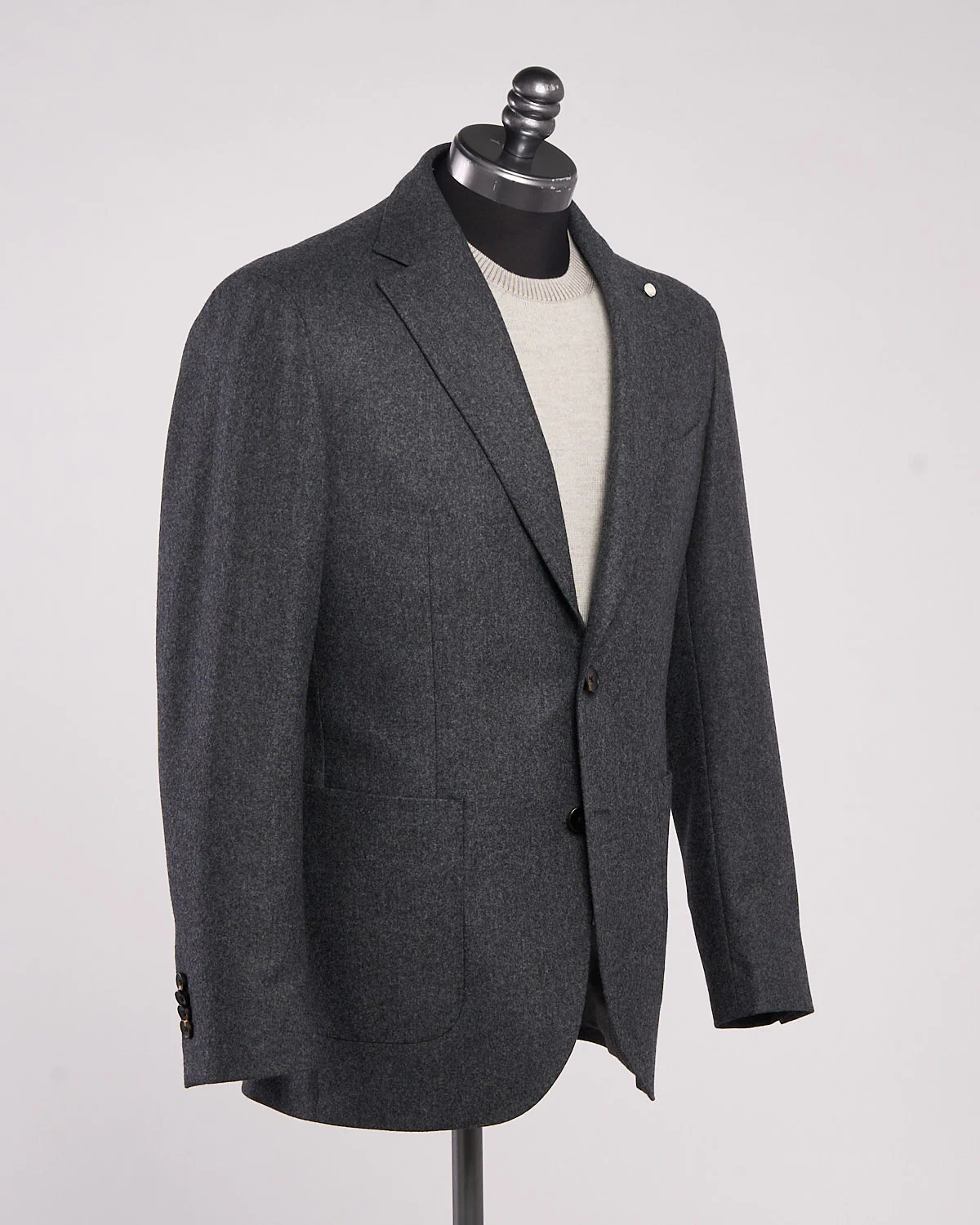 Grey Wool Hybrid Sport Jacket - Image 3