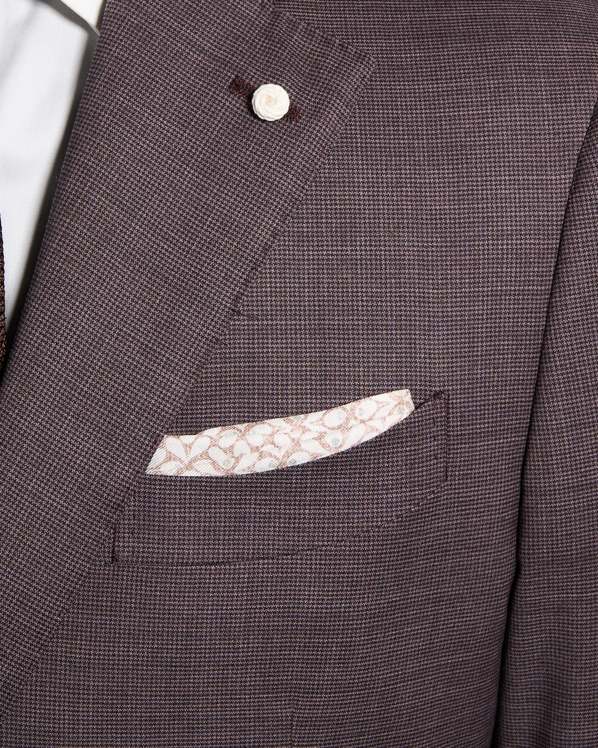 Micro Houndstooth Wool Stretch Suit - Image 6