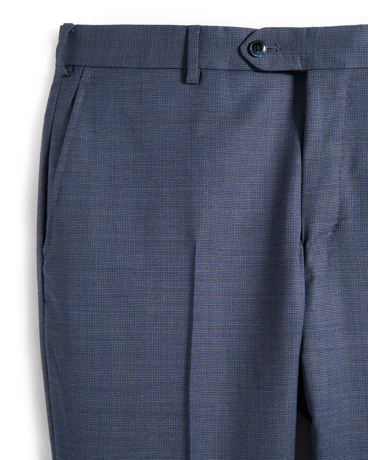 Micro Houndstooth Wool Stretch Suit - Image 11