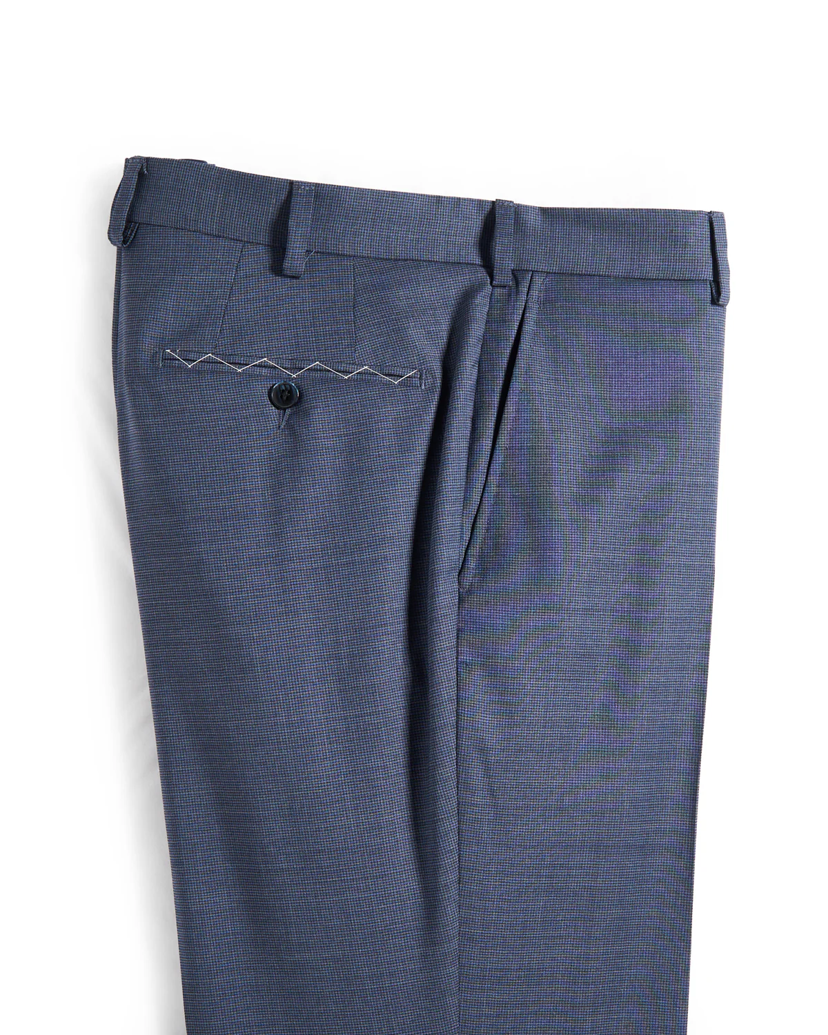 Micro Houndstooth Wool Stretch Suit - Image 12