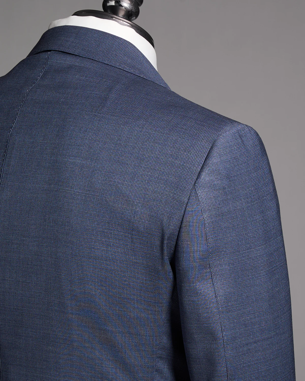 Micro Houndstooth Wool Stretch Suit - Image 3