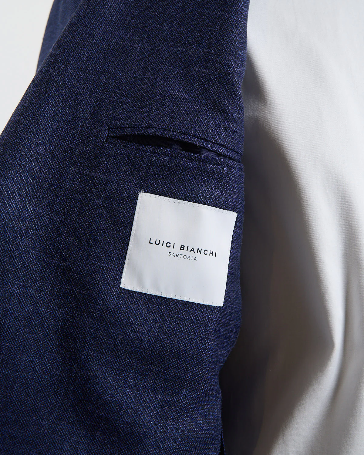 Summertime Hopsack Solid Navy Blazer - Image 7
