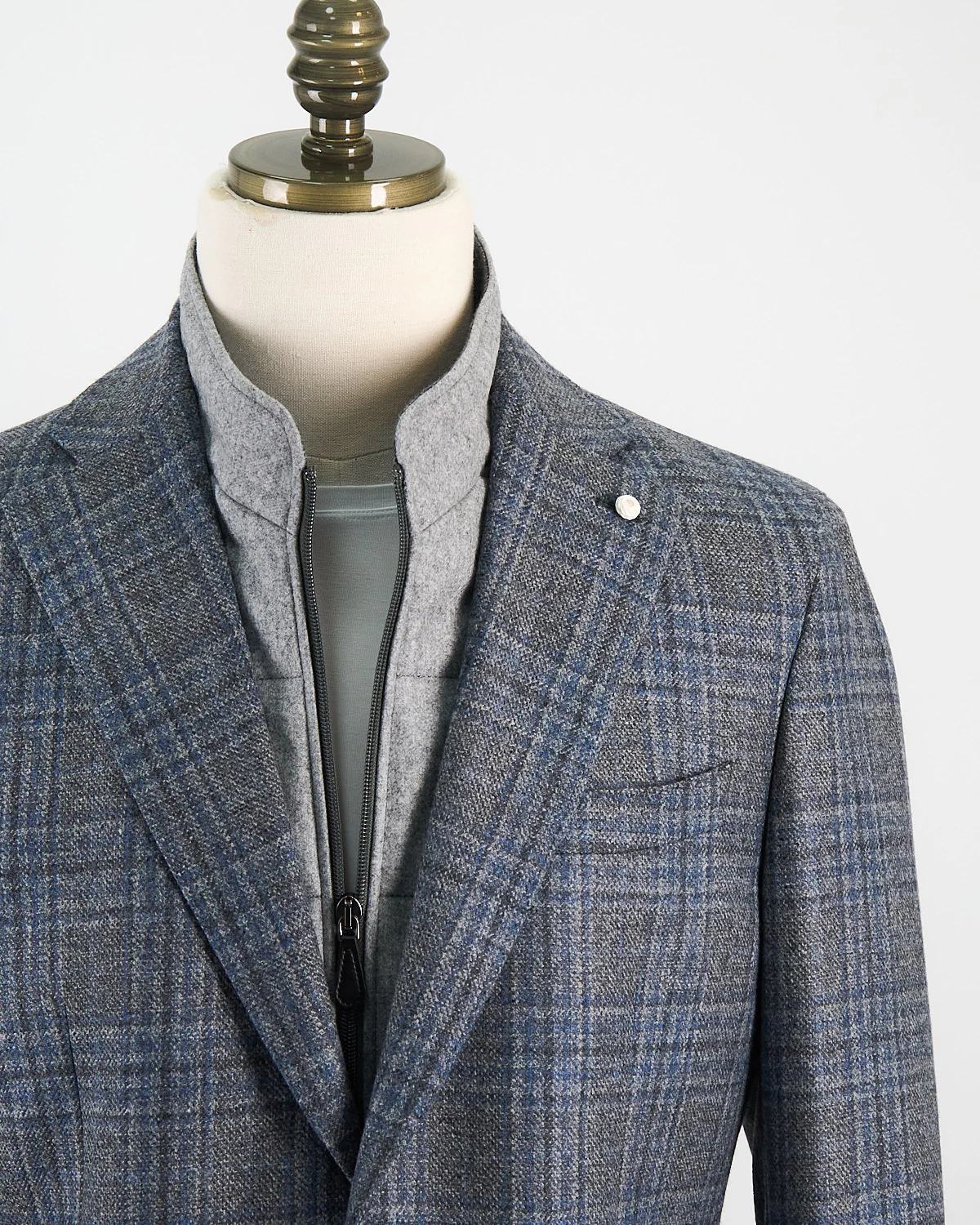 Wool Check Travel Sport Jacket - Image 2