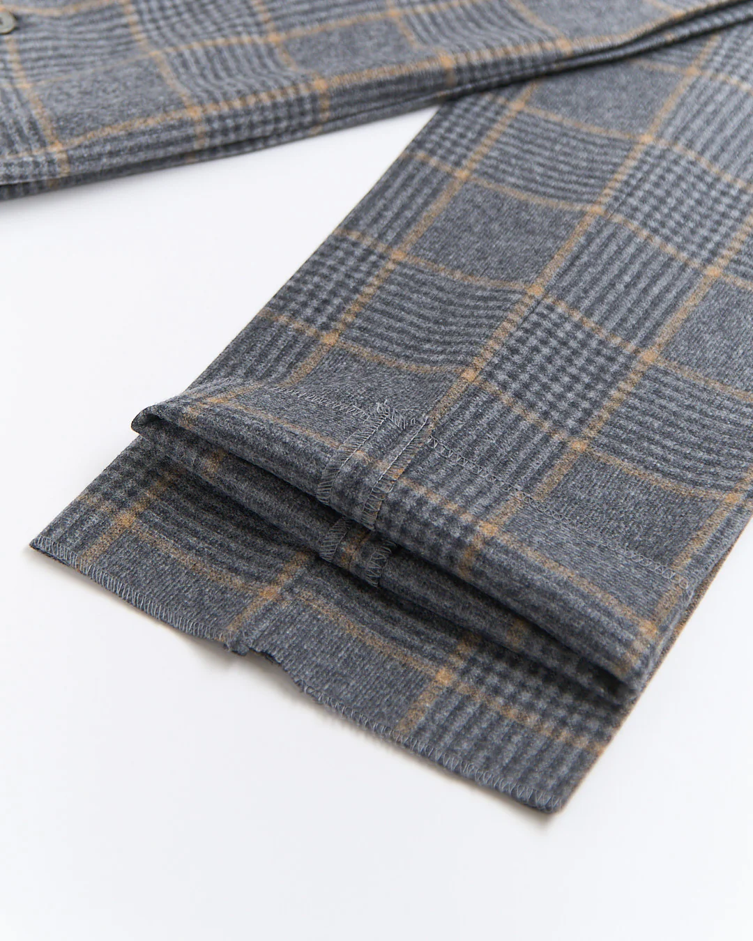 Wool Flannel Glencheck Suit - Image 15