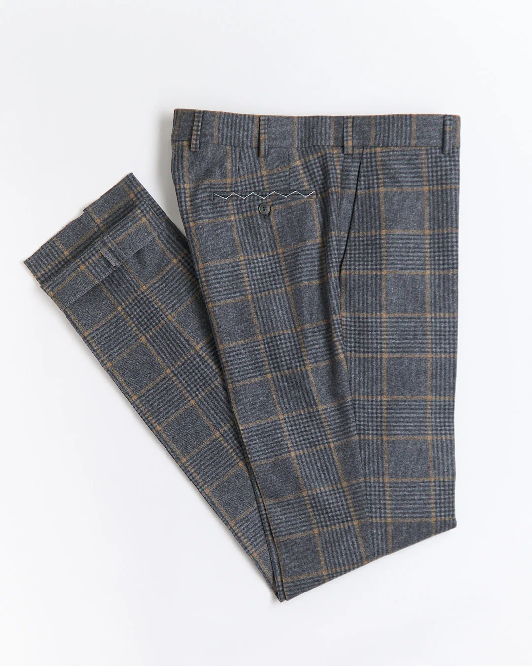 Wool Flannel Glencheck Suit - Image 17