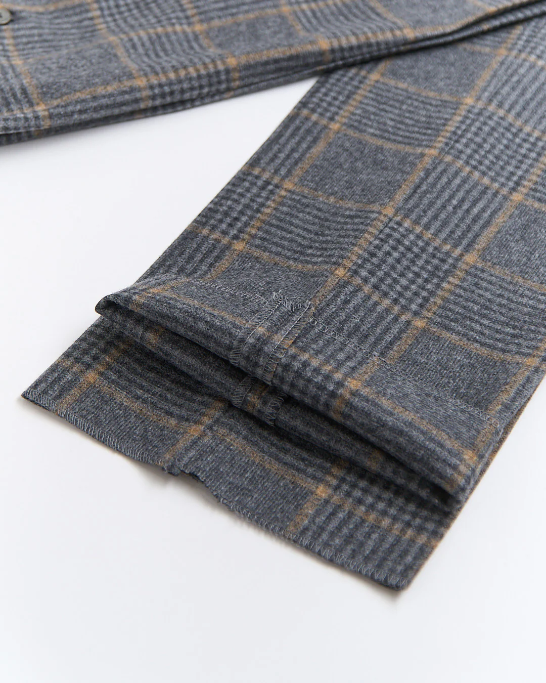 Wool Flannel Glencheck Suit - Image 18