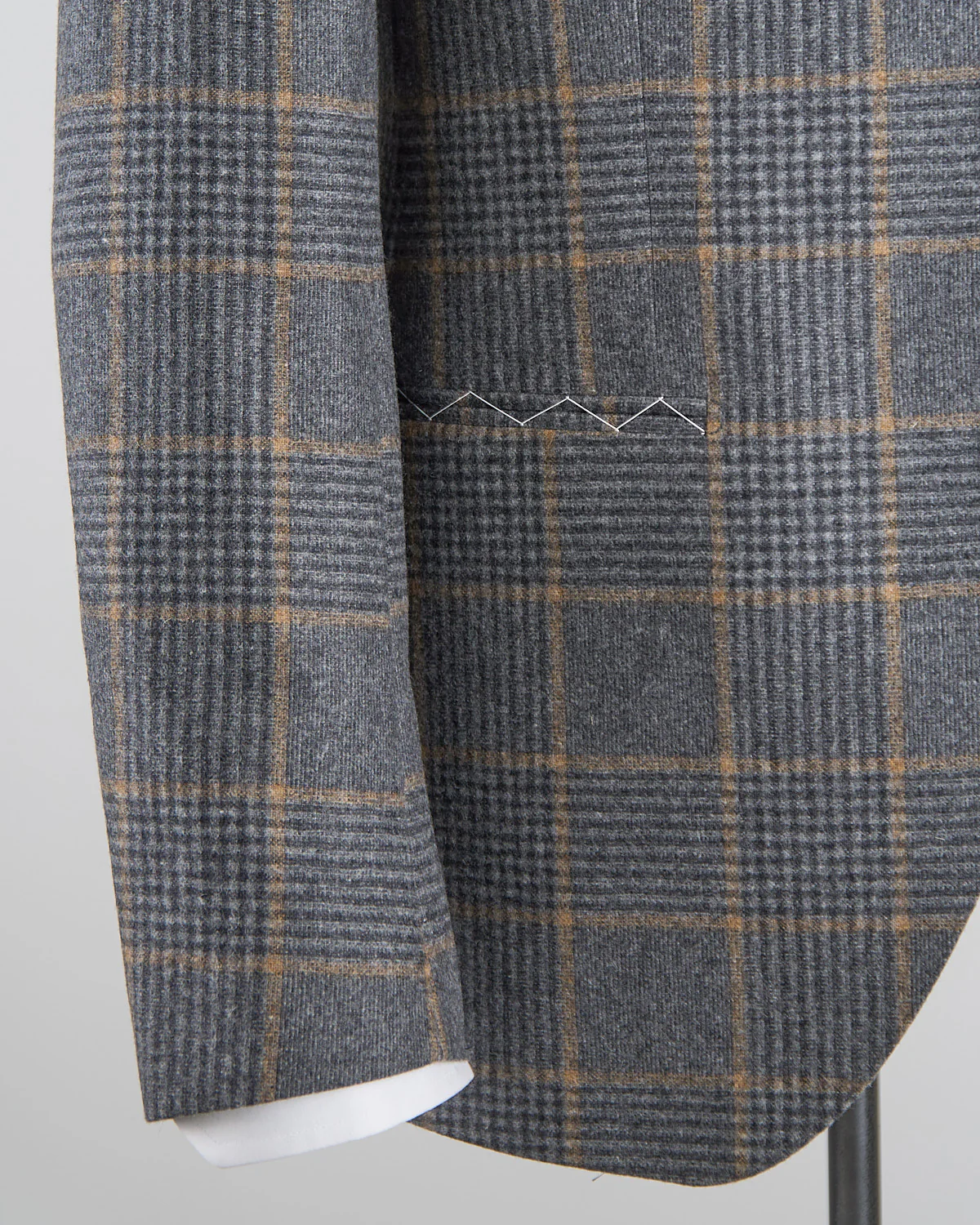 Wool Flannel Glencheck Suit - Image 8