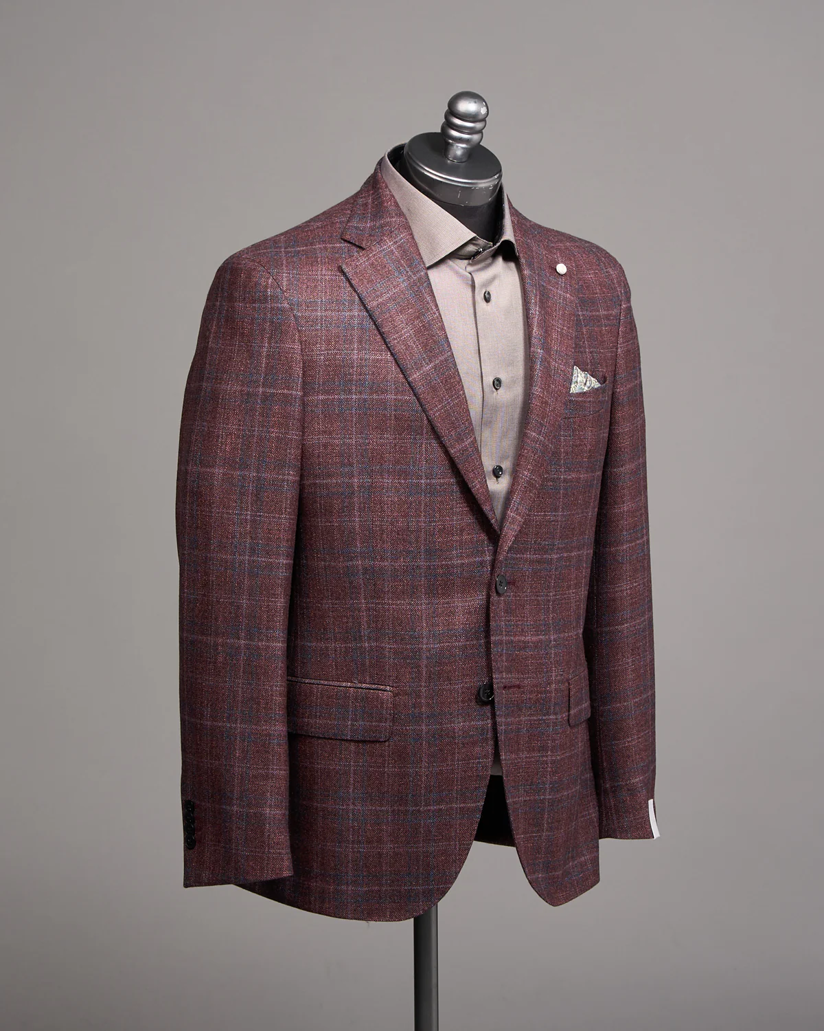 Wool Silk & Cashmere Check Dream Sport Jacket