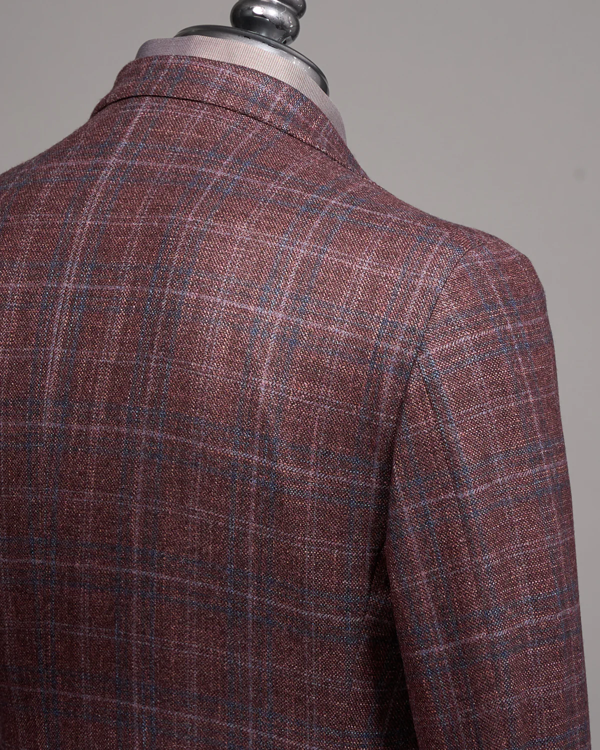 Wool Silk & Cashmere Check Dream Sport Jacket - Image 4