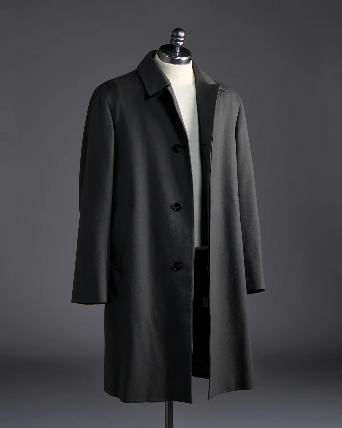 Dunkeld Long Wool Coat With Rain System
