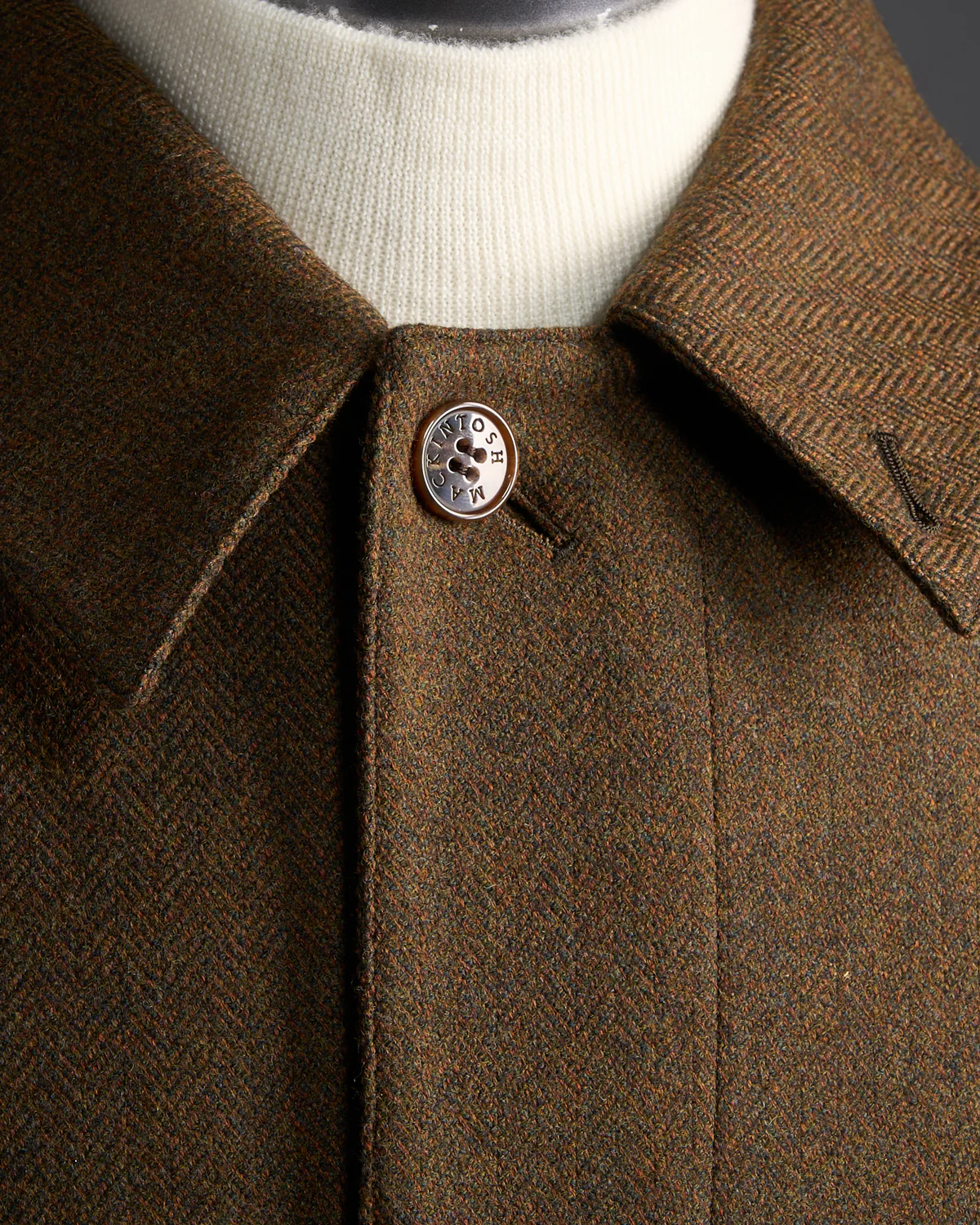 Roxburgh Belted Wool Overcoat With Rain System - Image 2