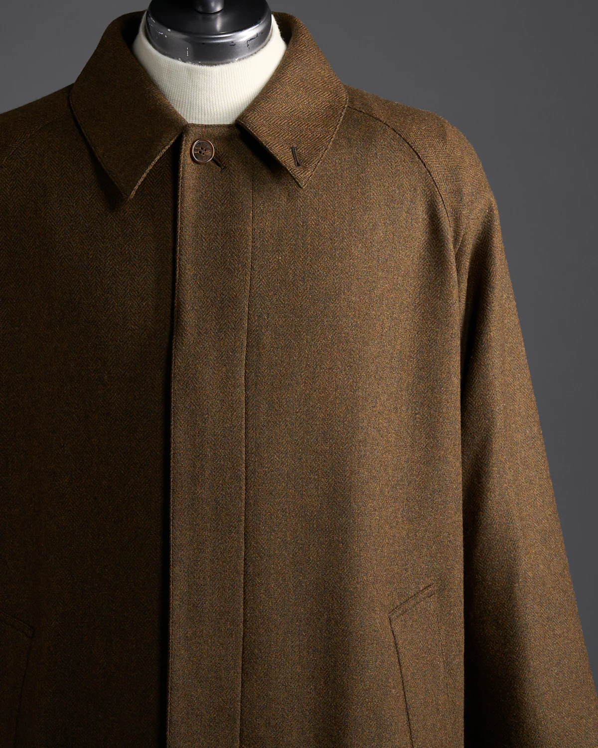 Roxburgh Belted Wool Overcoat With Rain System - Image 7