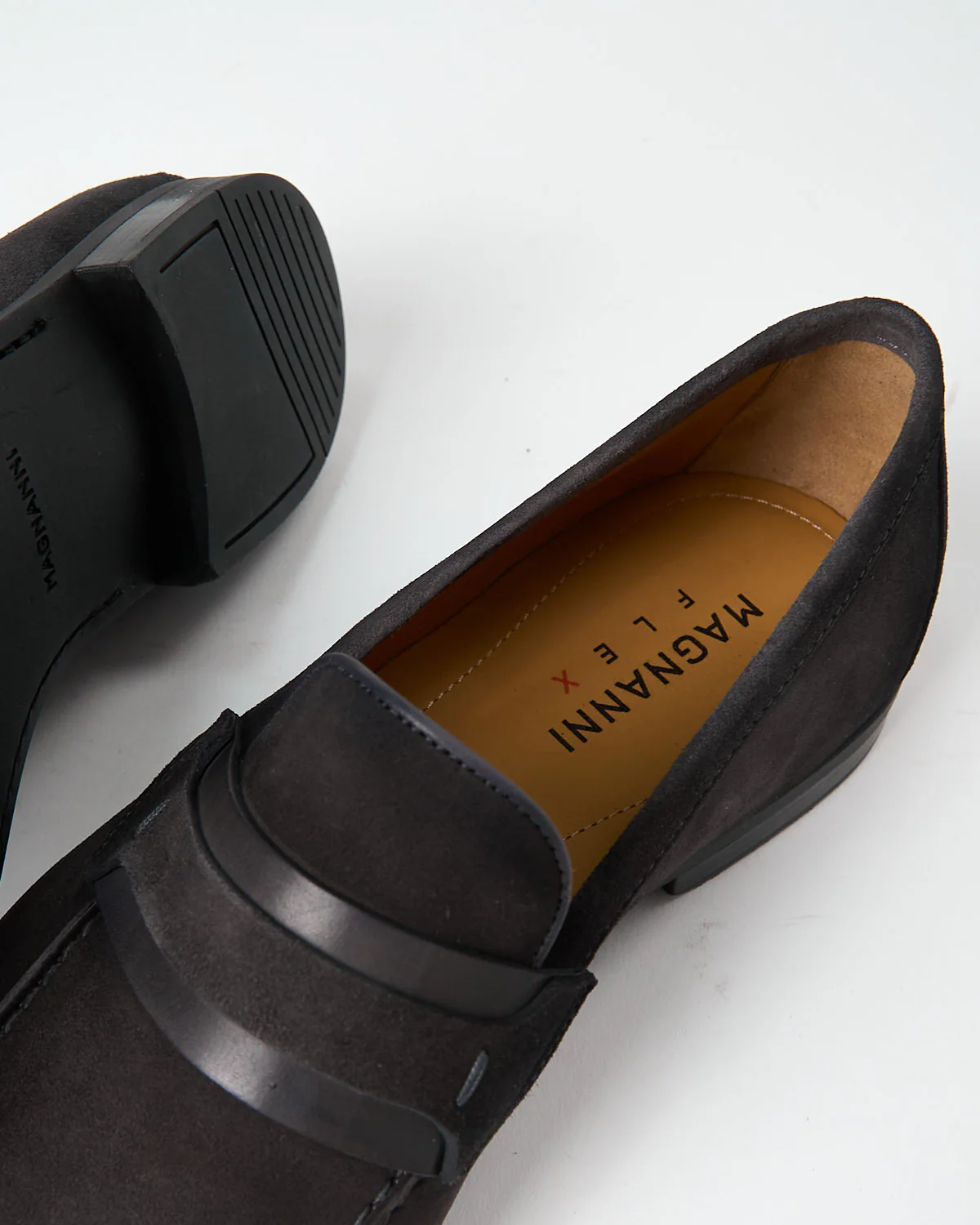 Daniel Charcoal Suede Loafers - Image 5