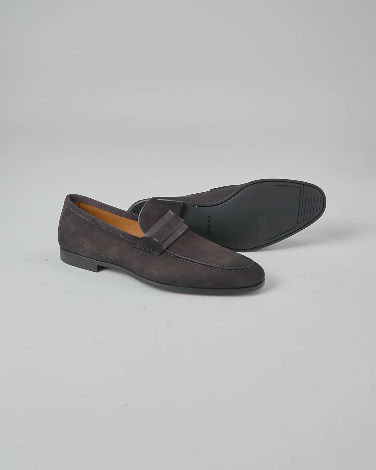 Daniel Charcoal Suede Loafers - Image 8
