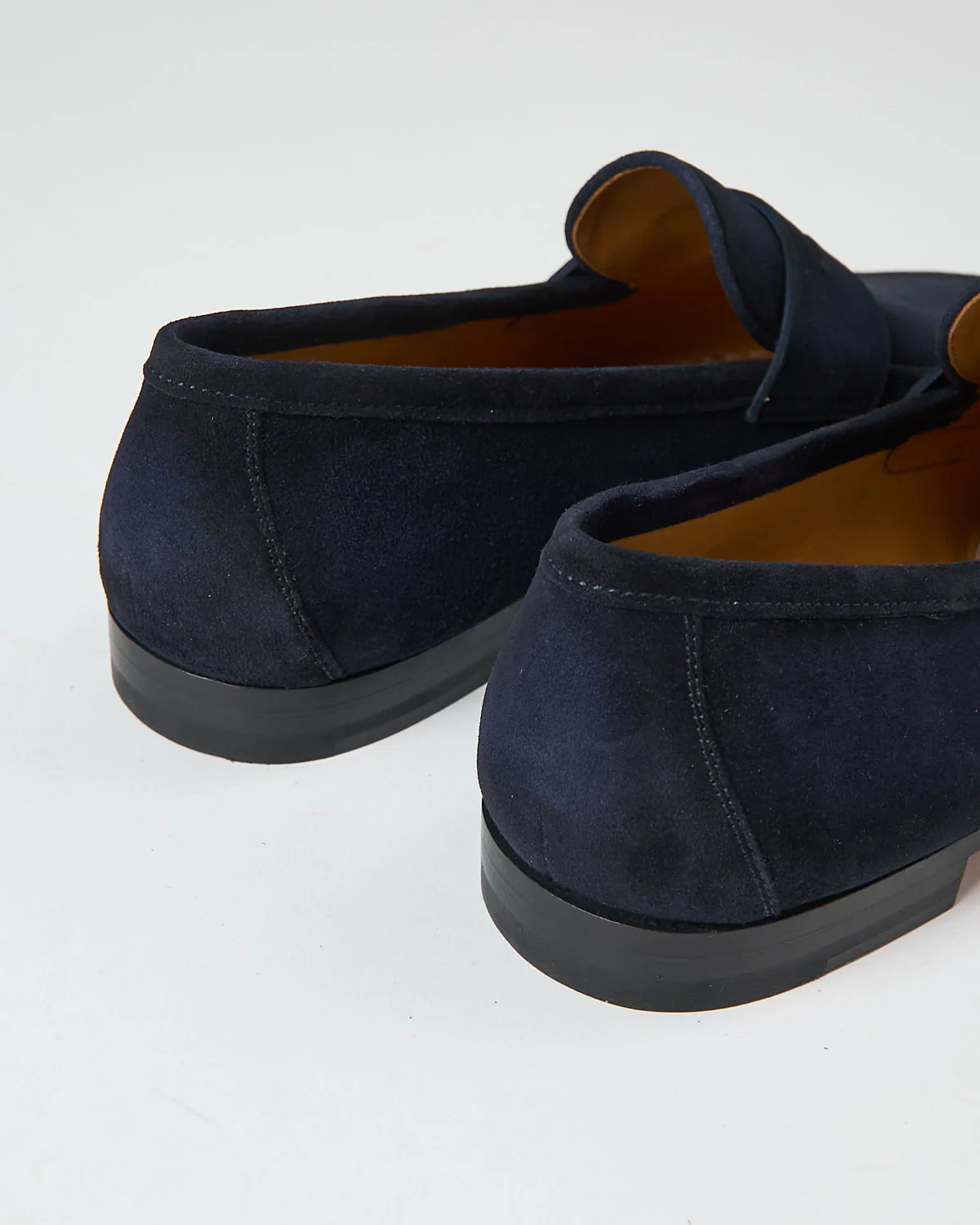 Delos Navy Flex Sole Suede Loafers - Image 6
