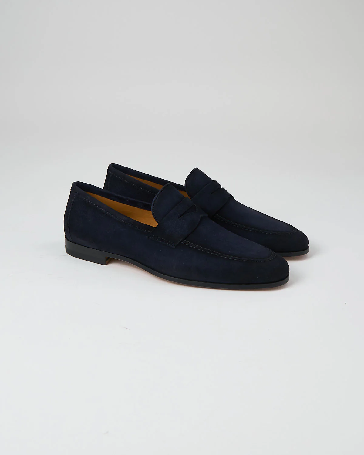 Delos Navy Flex Sole Suede Loafers - Image 9