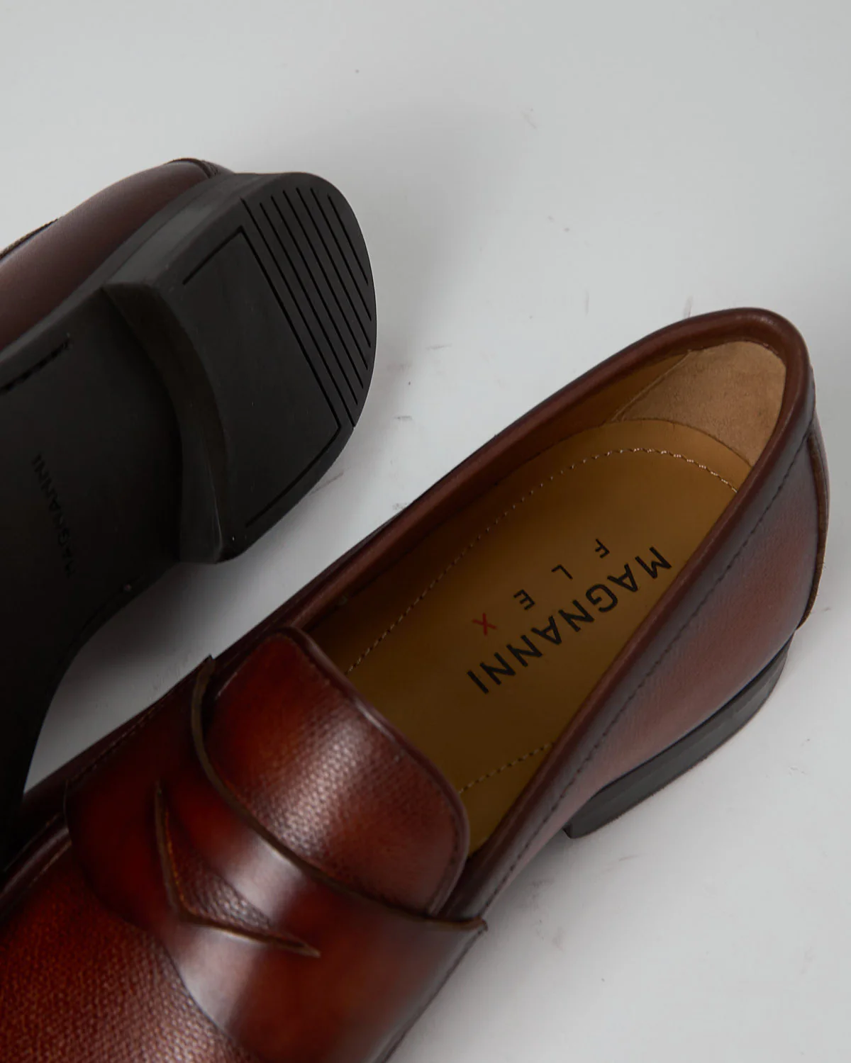 Dumas Cognac Penny Loafers - Image 6
