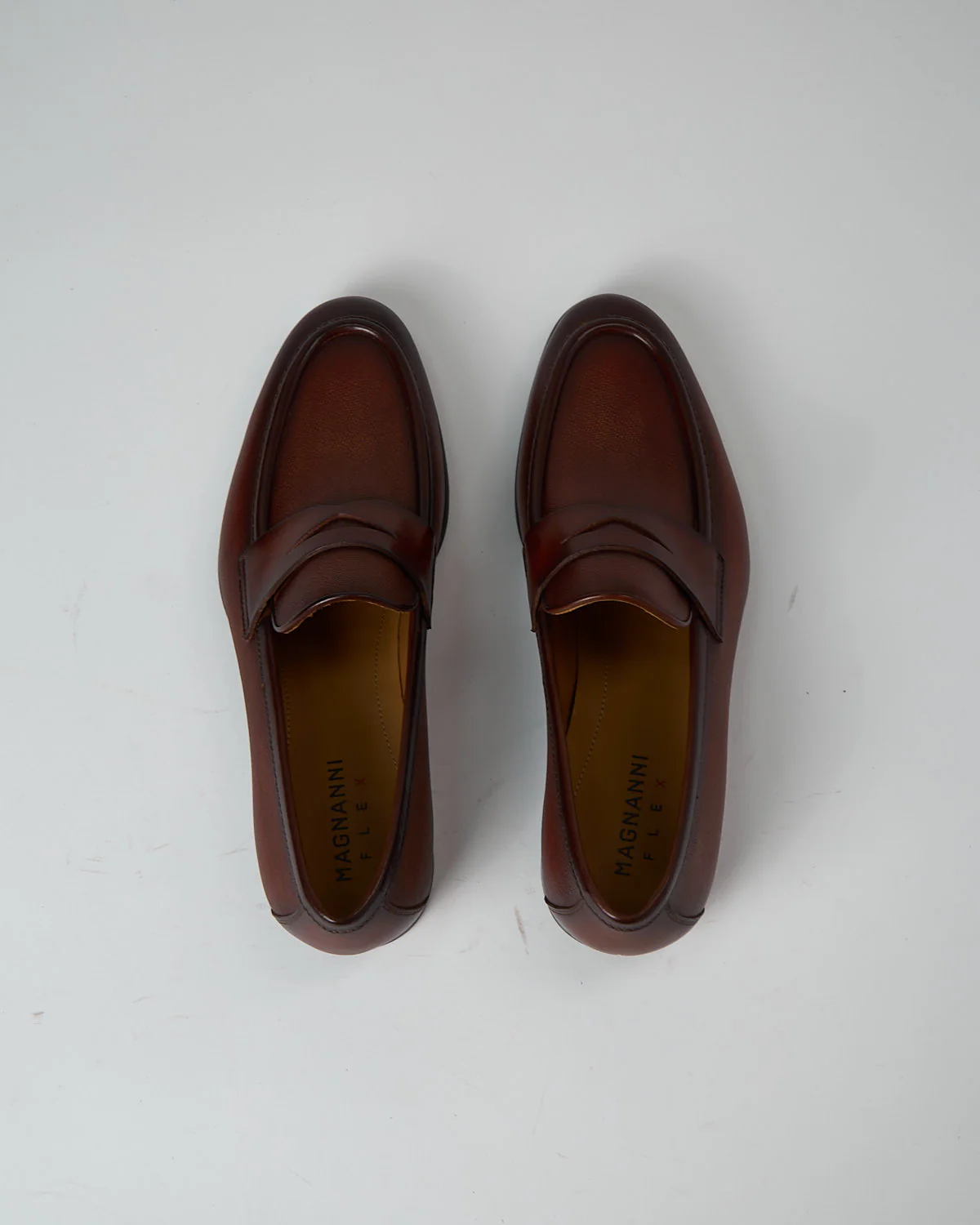 Dumas Cognac Penny Loafers - Image 9