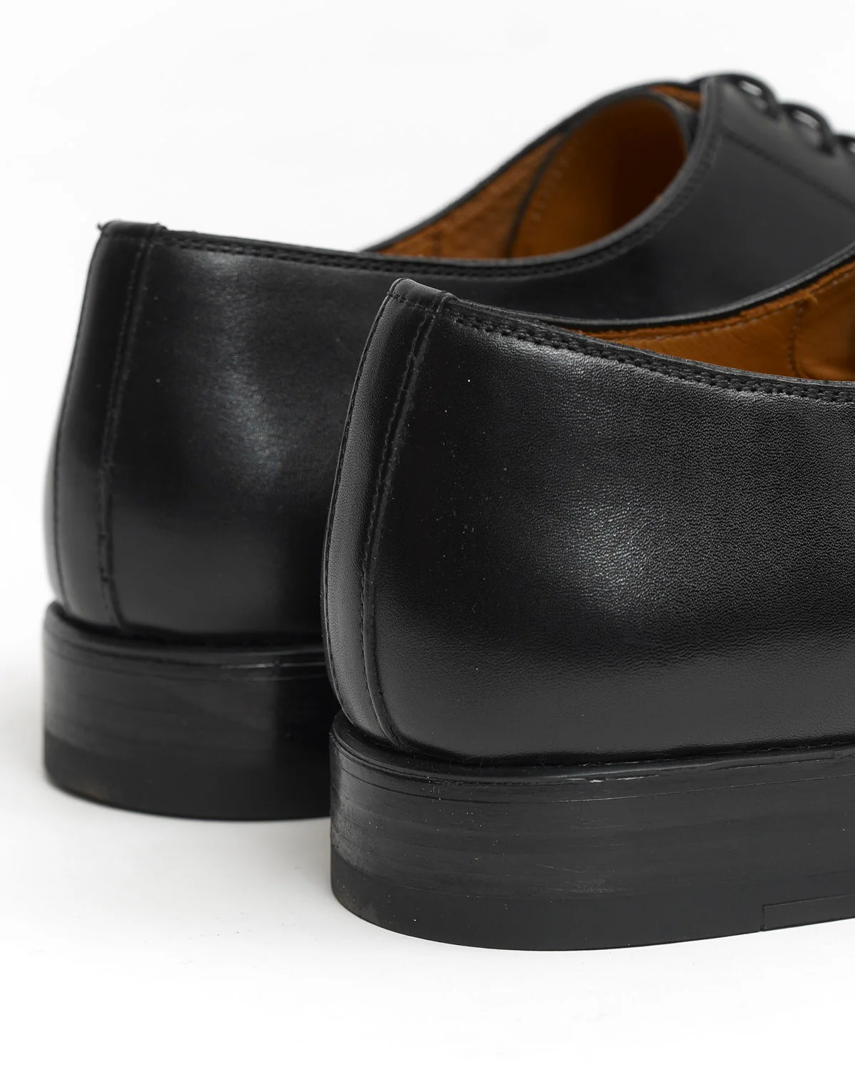 Harlan Leather Blucher Cap Toe Dress Shoes - Image 10