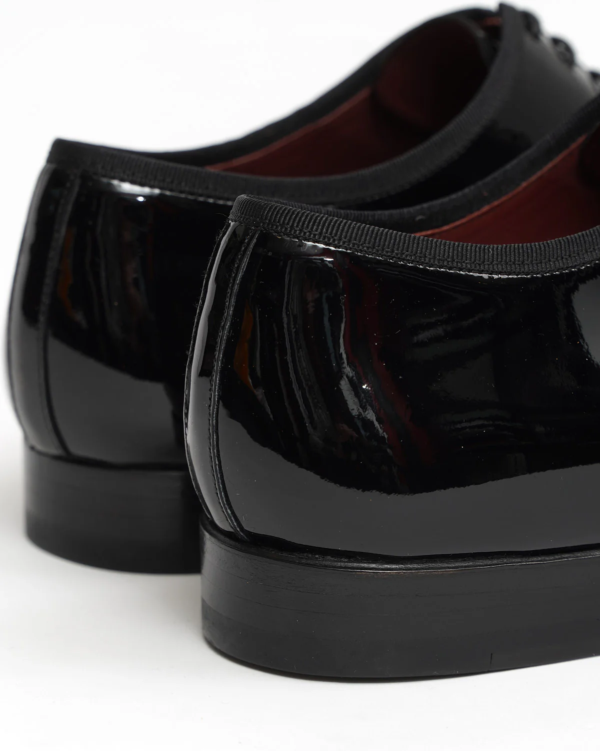 Jadiel Patent Leather Formal Toe Cap Oxford Shoes - Image 7