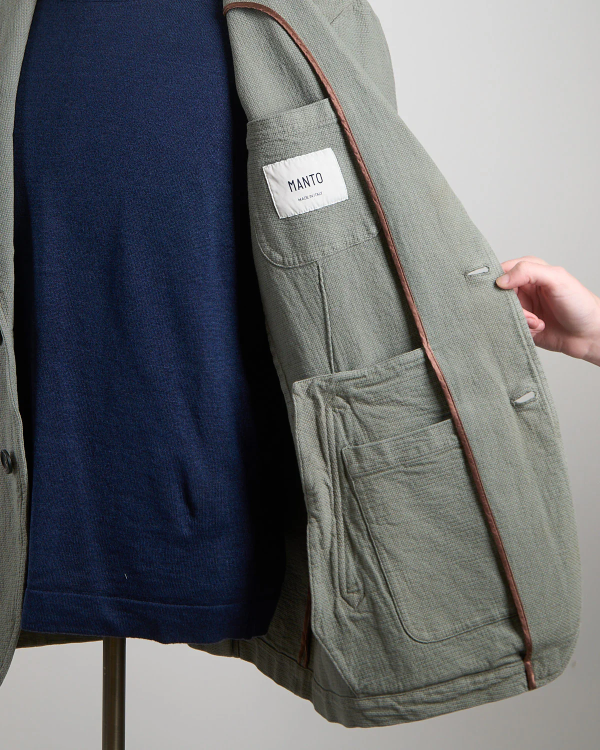 Garment Dyed Cotton Blazer - Image 8