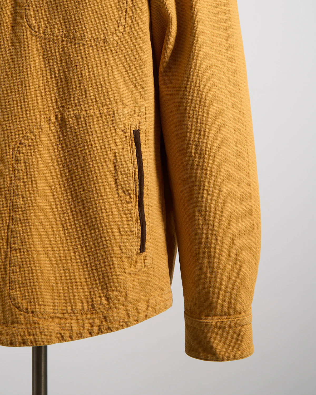 Garment Dyed Cotton Overshirt - Image 5