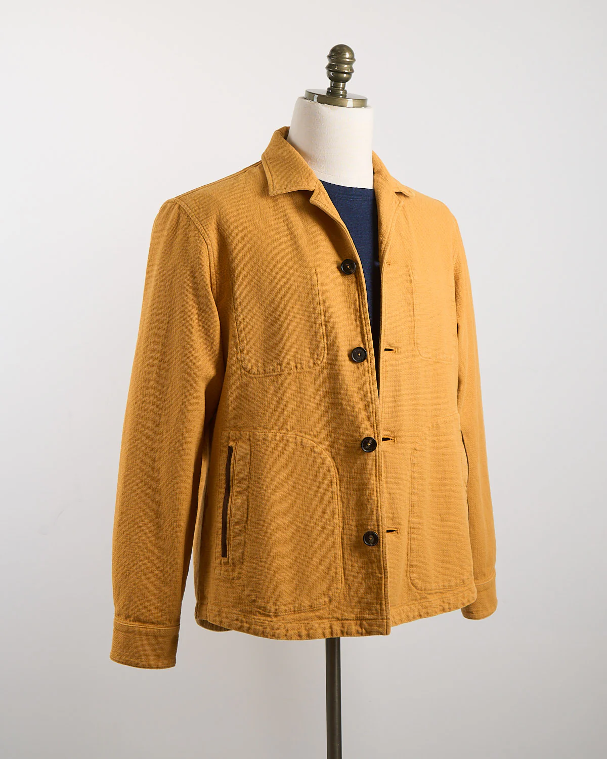 Garment Dyed Cotton Overshirt - Image 7