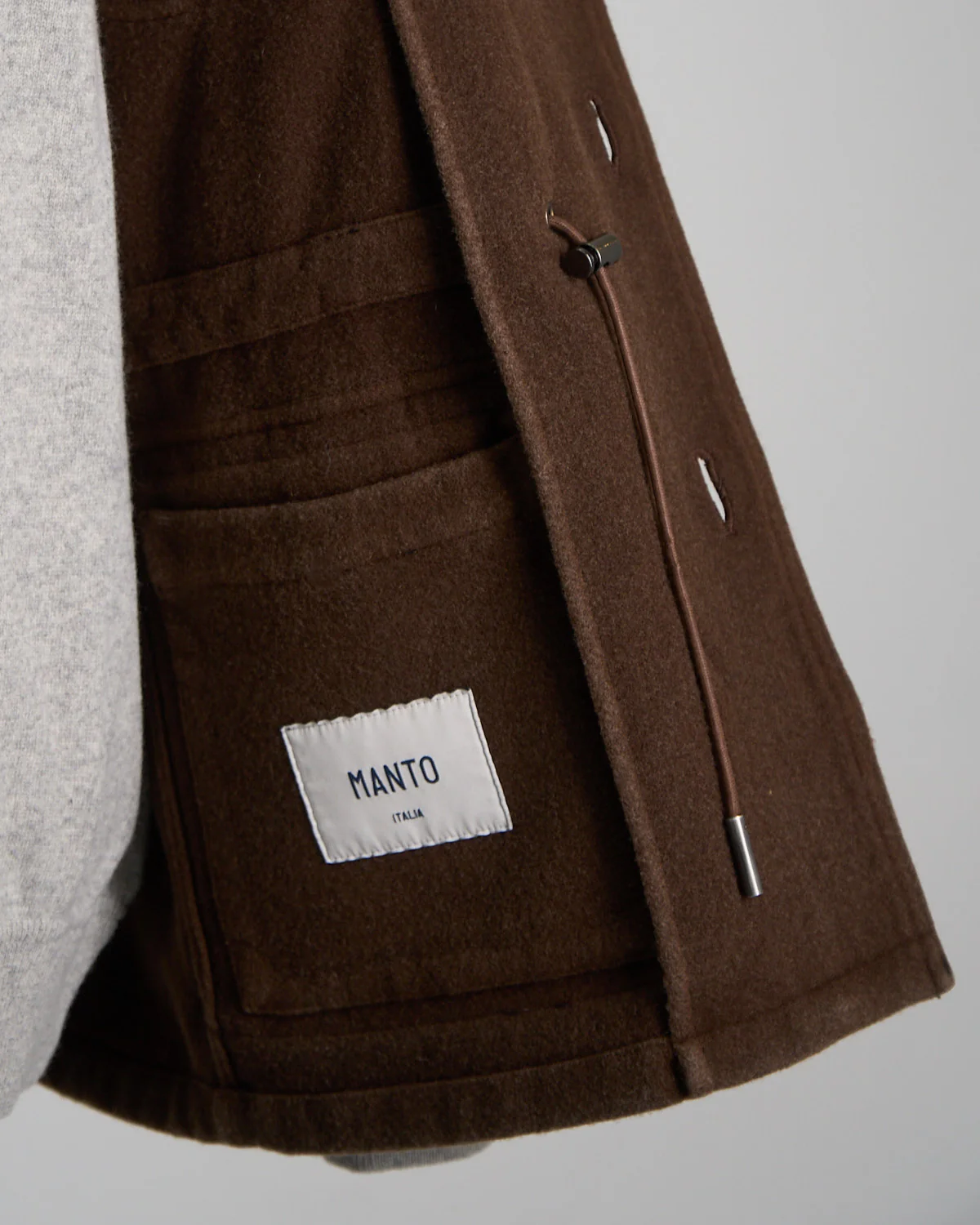 Plush Garment Washed Wool 'safari' Jacket - Image 10