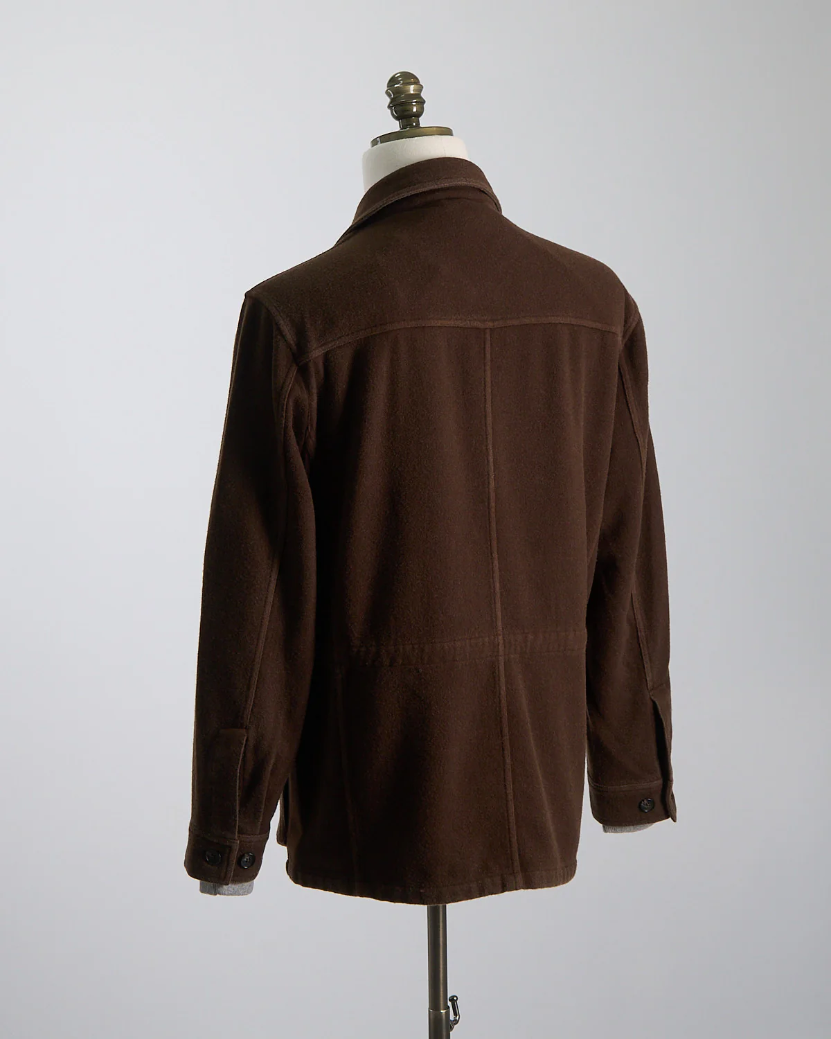 Plush Garment Washed Wool 'safari' Jacket - Image 11