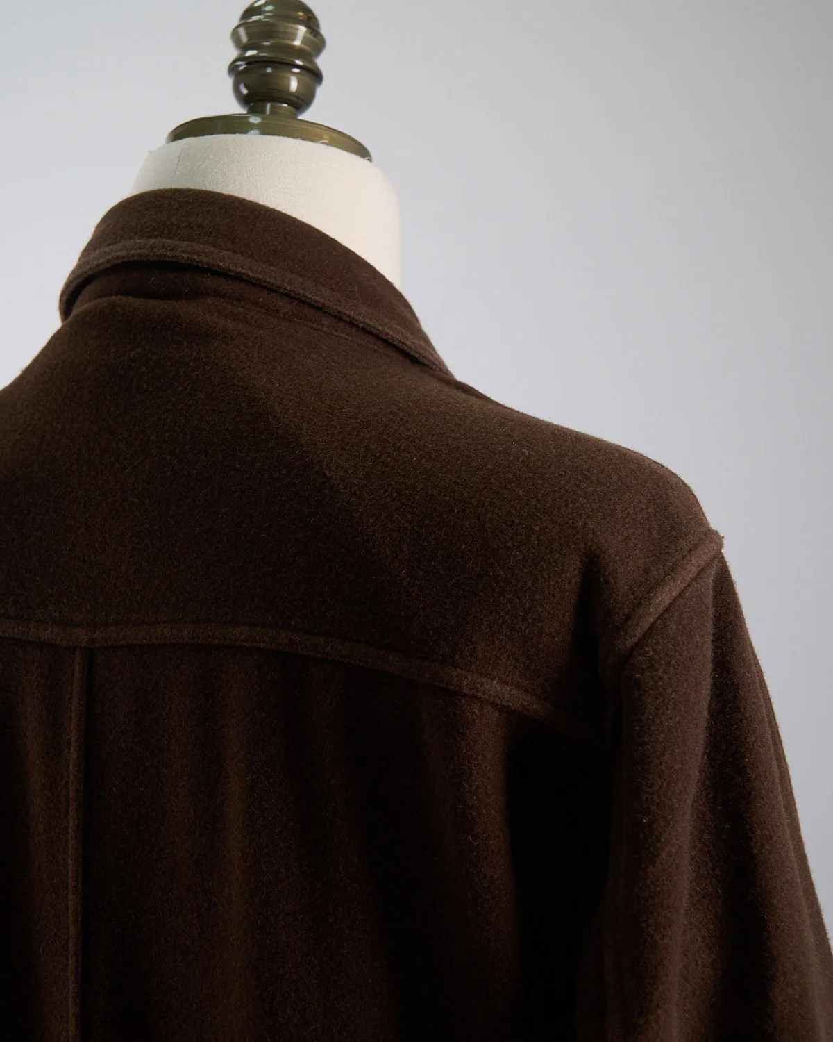 Plush Garment Washed Wool 'safari' Jacket - Image 8