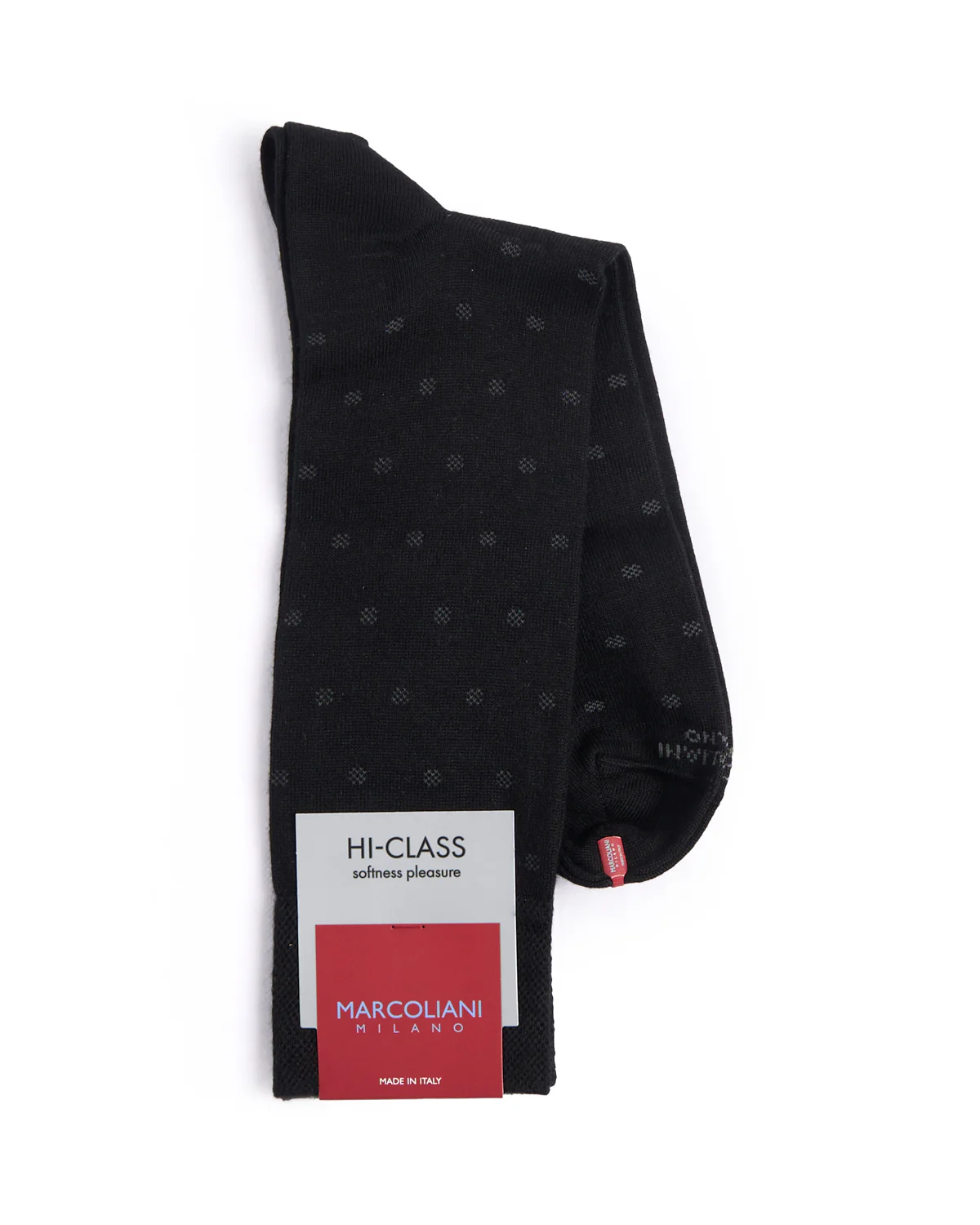 Black Mousse Of Modal Micro Polka Socks - Image 2