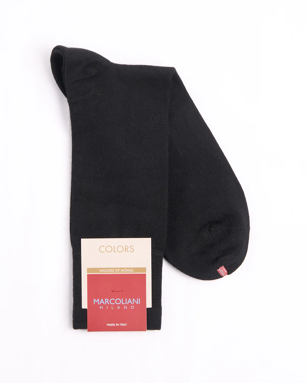 Black Mousse Of Modal Plain Dress Socks - Image 2