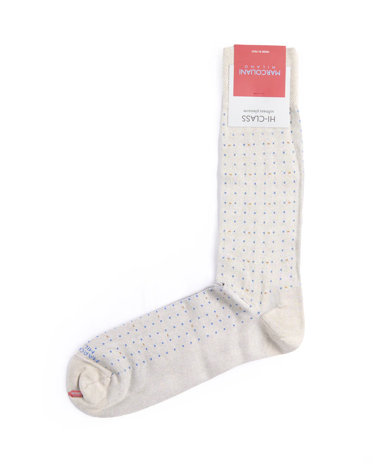 Ice Grey Mousse Of Modal Micro Dots Socks