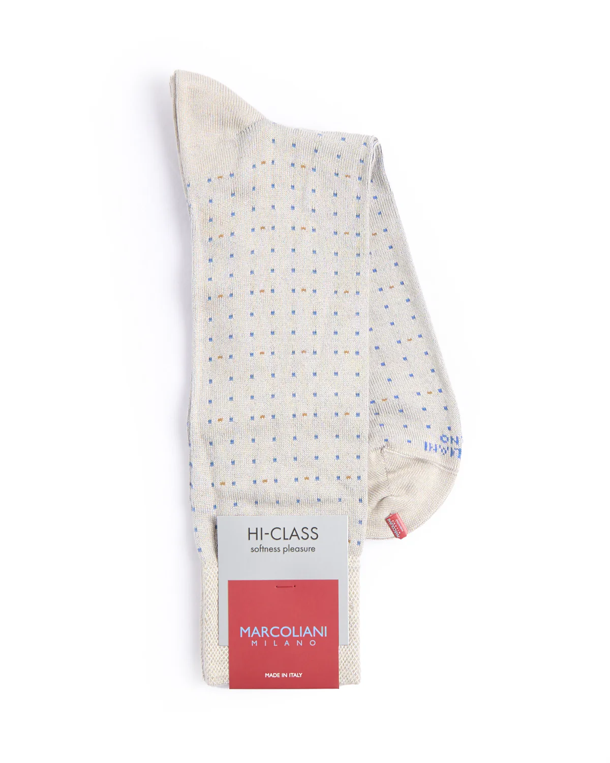 Ice Grey Mousse Of Modal Micro Dots Socks - Image 2
