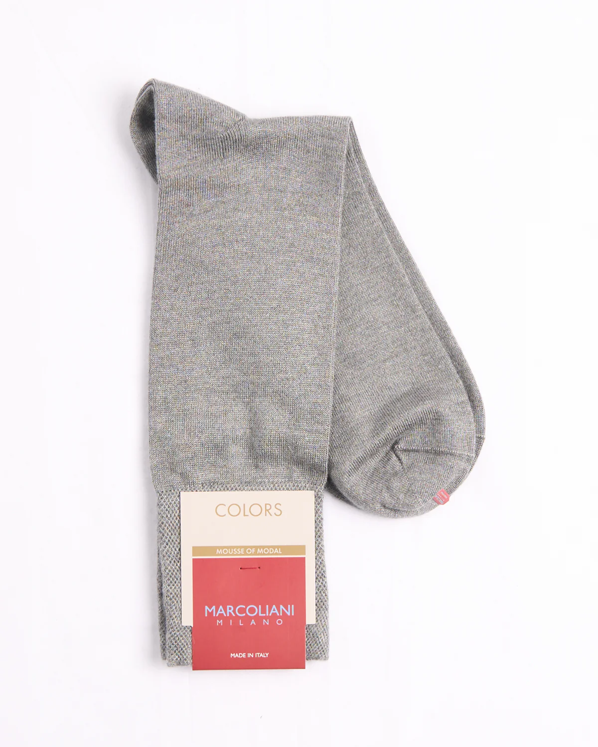 Ice Grey Mousse Of Modal Plain Dress Socks - Image 2