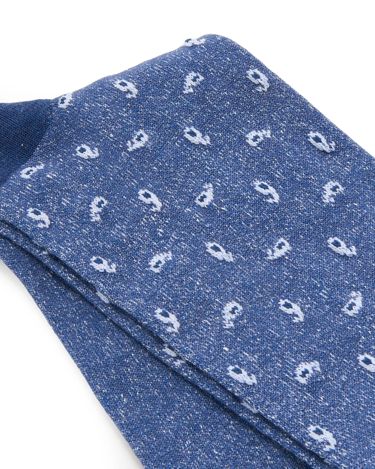 Linen & Cotton Paisley Tie - Image 2