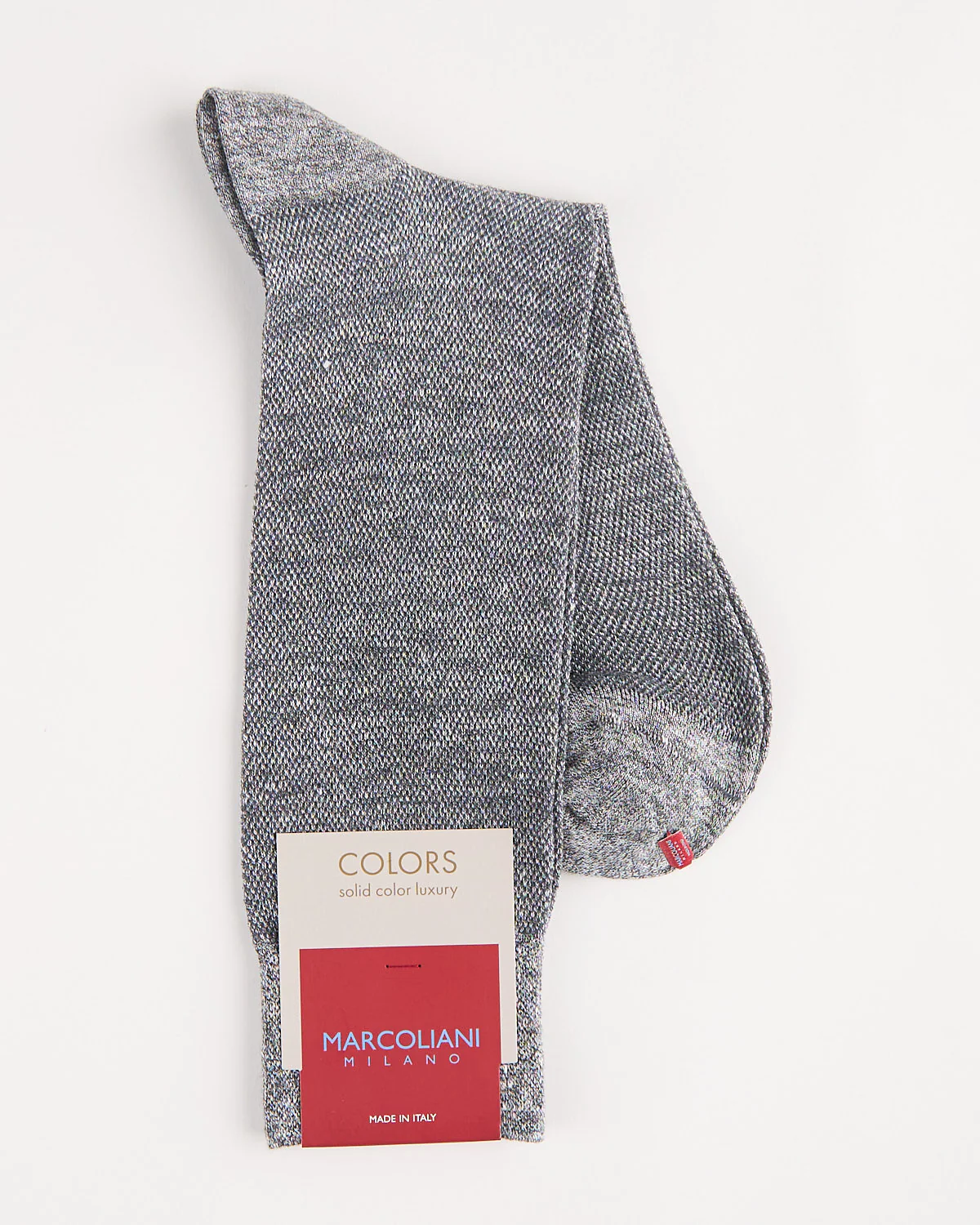 Linen & Cotton Piqué Socks - Image 2