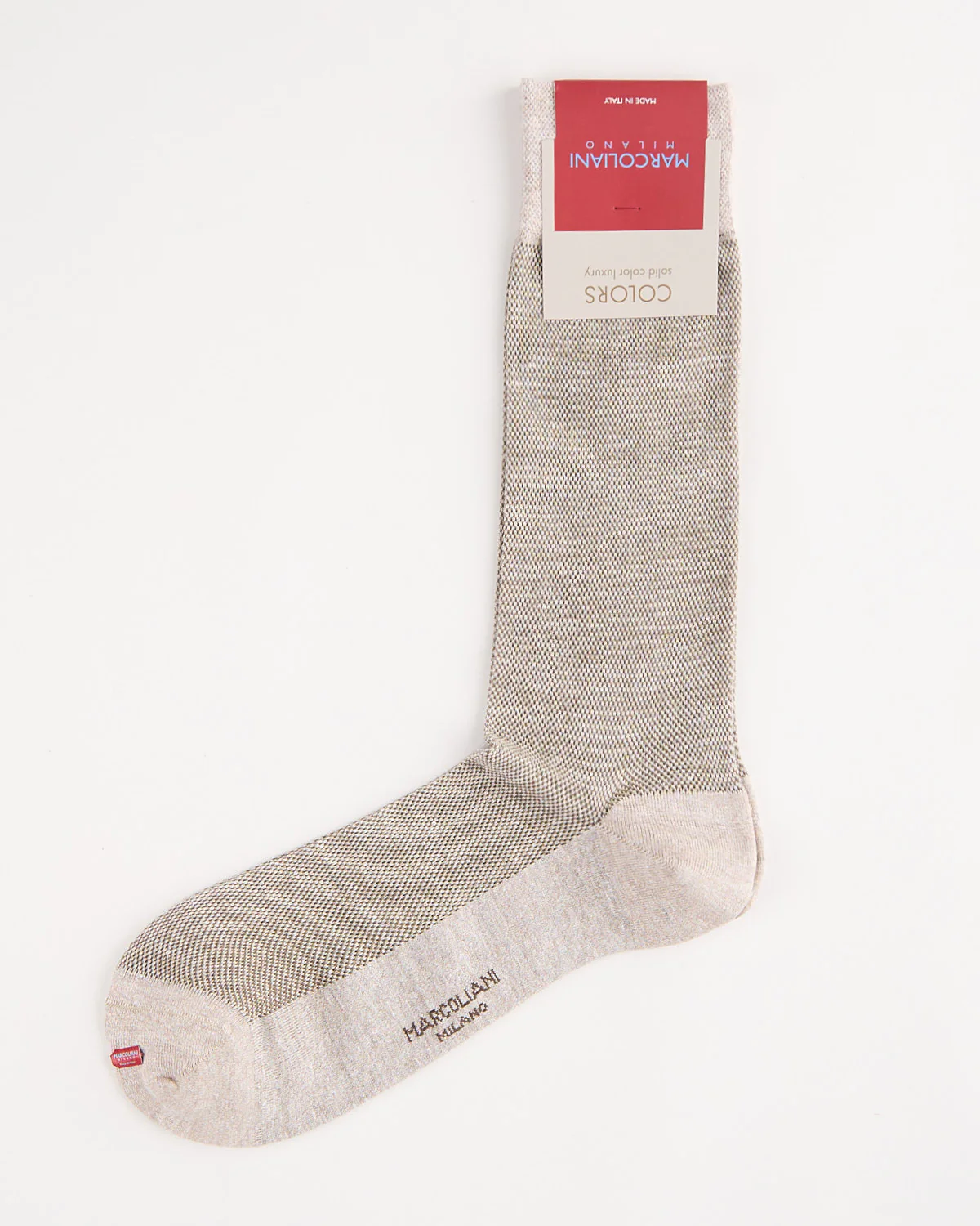 Linen & Cotton Piqué Socks