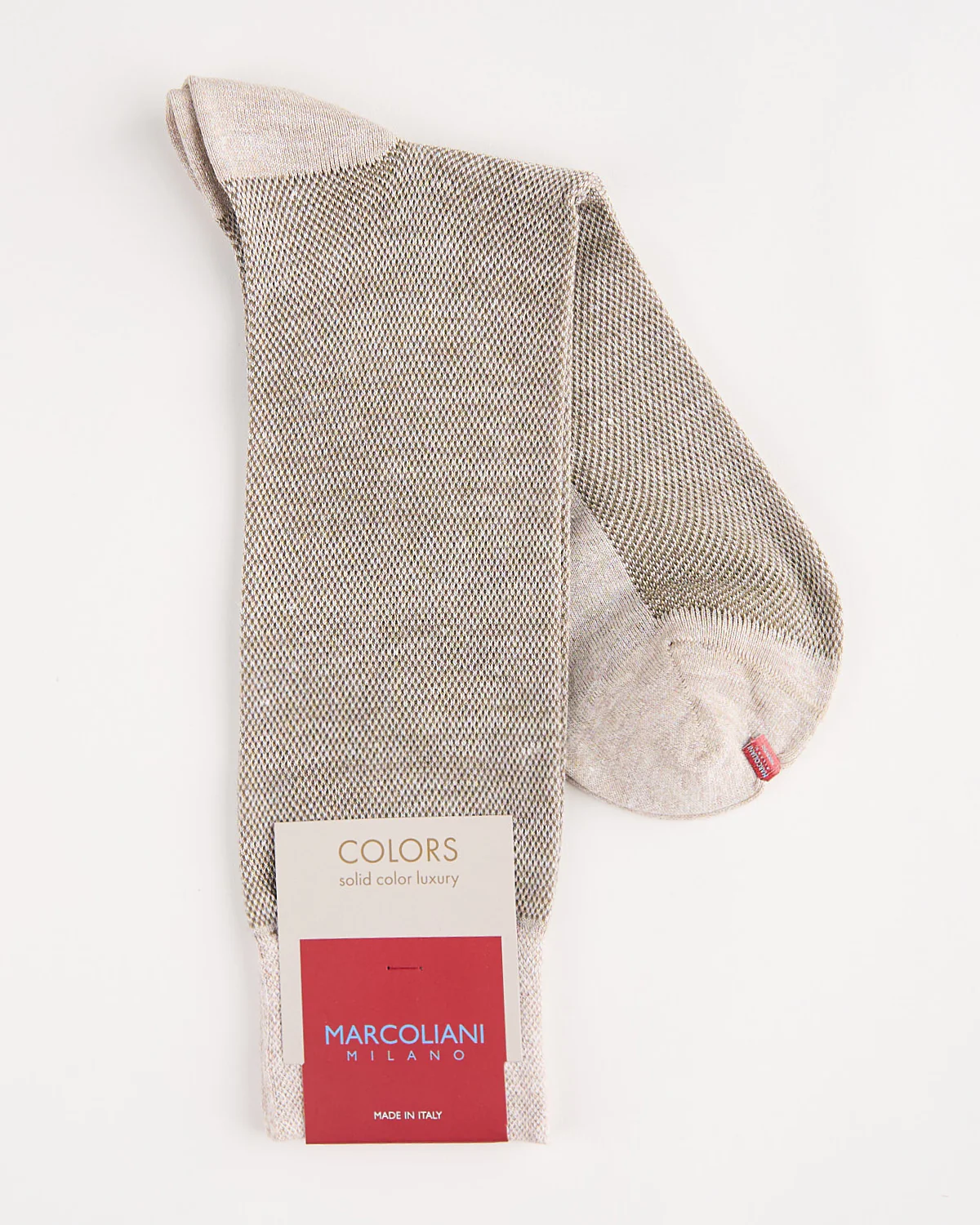 Linen & Cotton Piqué Socks - Image 3