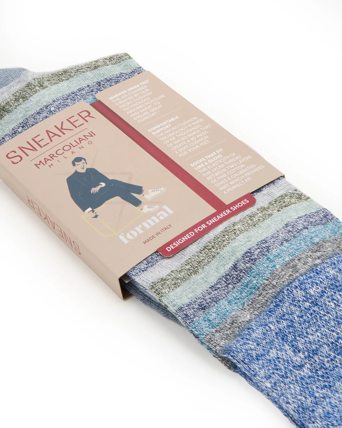 Linen & Cotton Rainbow Stripe - Image 2