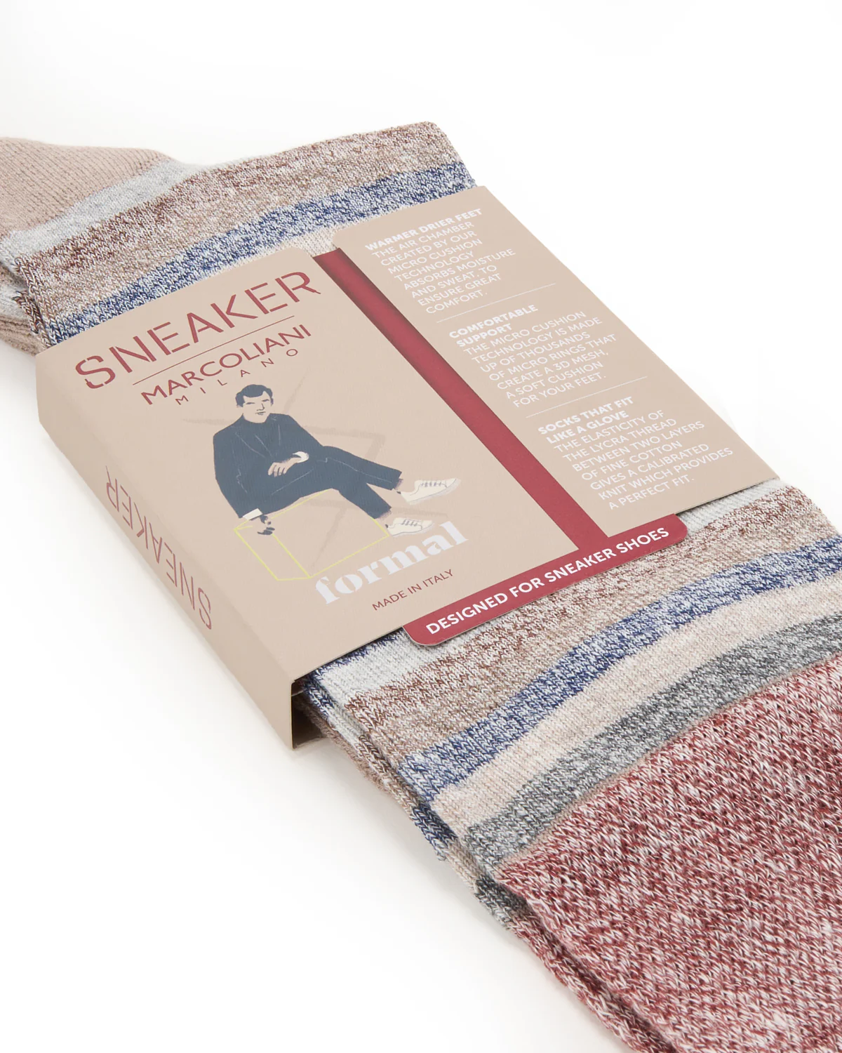 Linen & Cotton Rainbow Stripe - Image 2