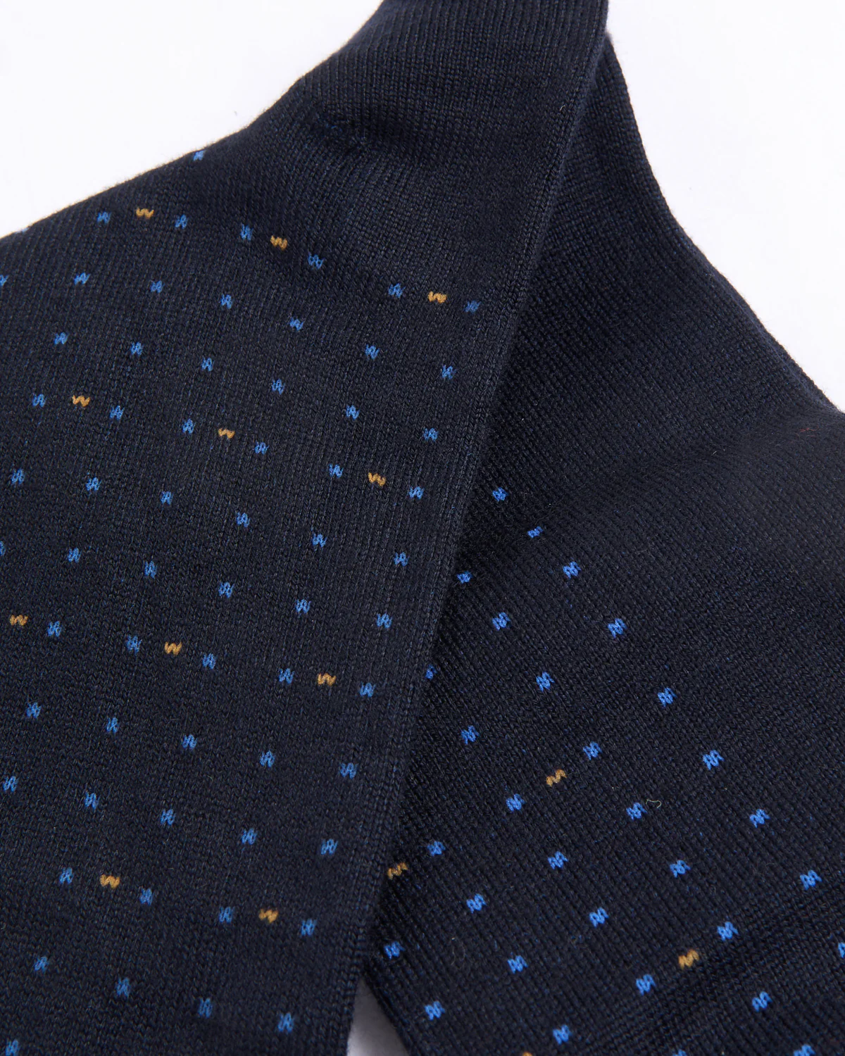 Navy Mousse Of Modal Micro Dots Socks - Image 3