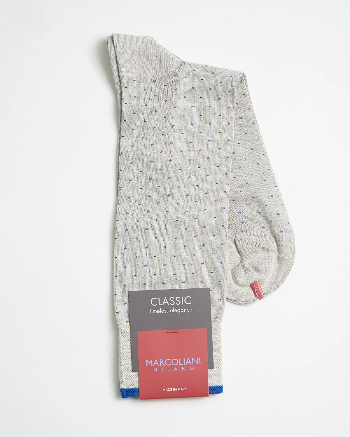 Pima Cotton Lisle Pindot Socks