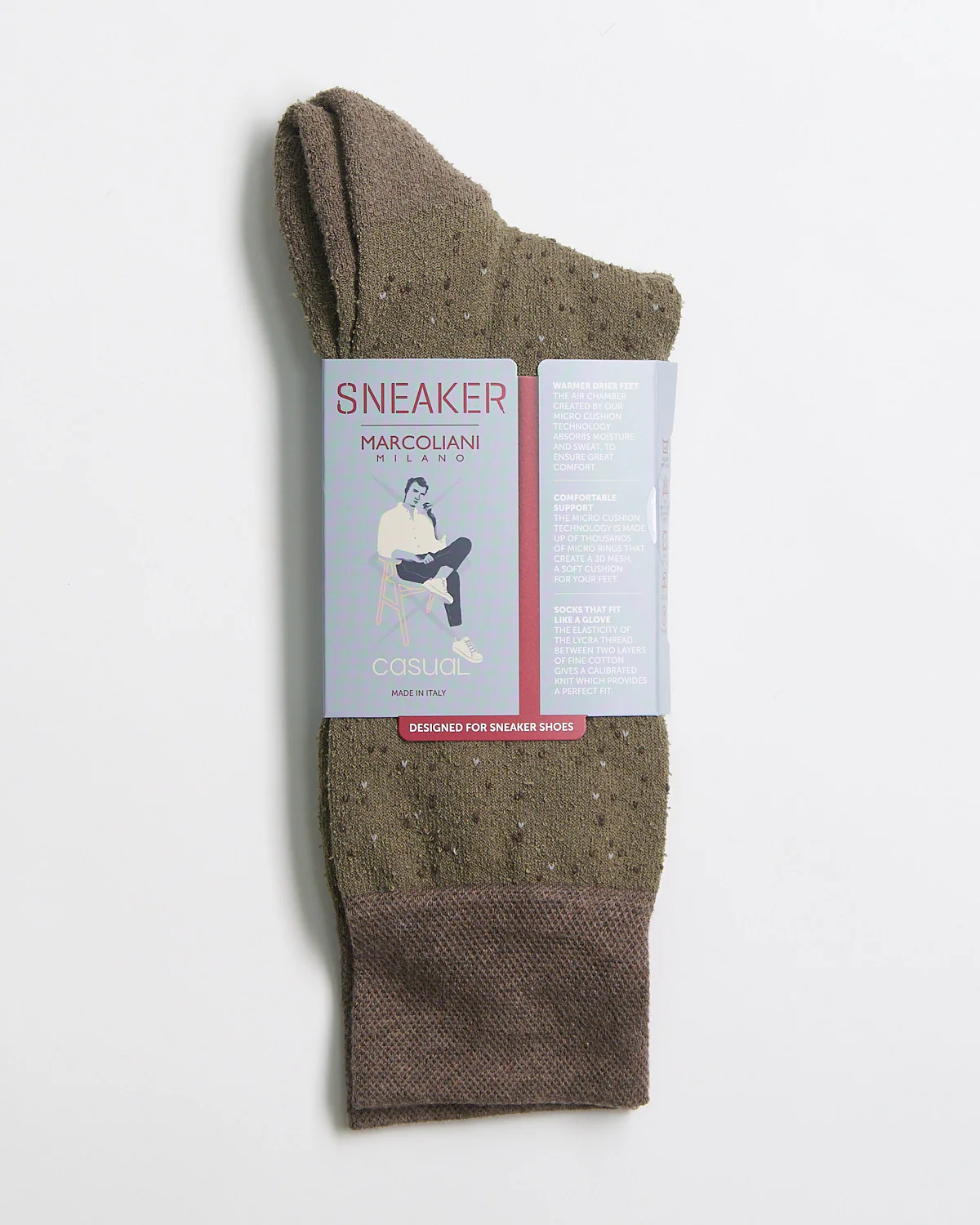 Pima Cotton Tweed Socks